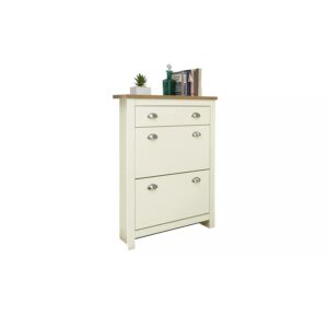 Freemans Lancaster Cream Shoe Rack 78x108cm